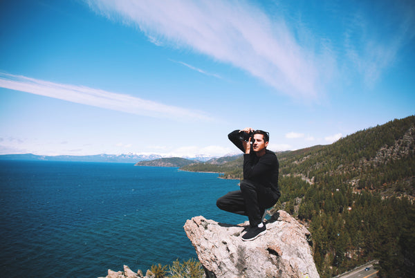 How to reduce stress by taking photos and being active. Camera Strap