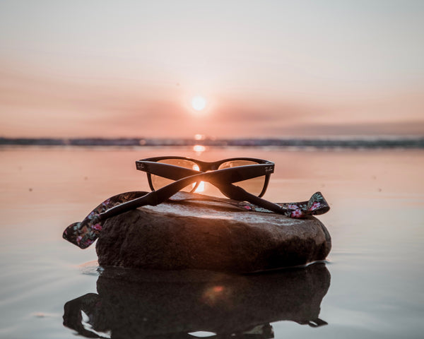 Using a camera wrist strap while photographing these sunsets