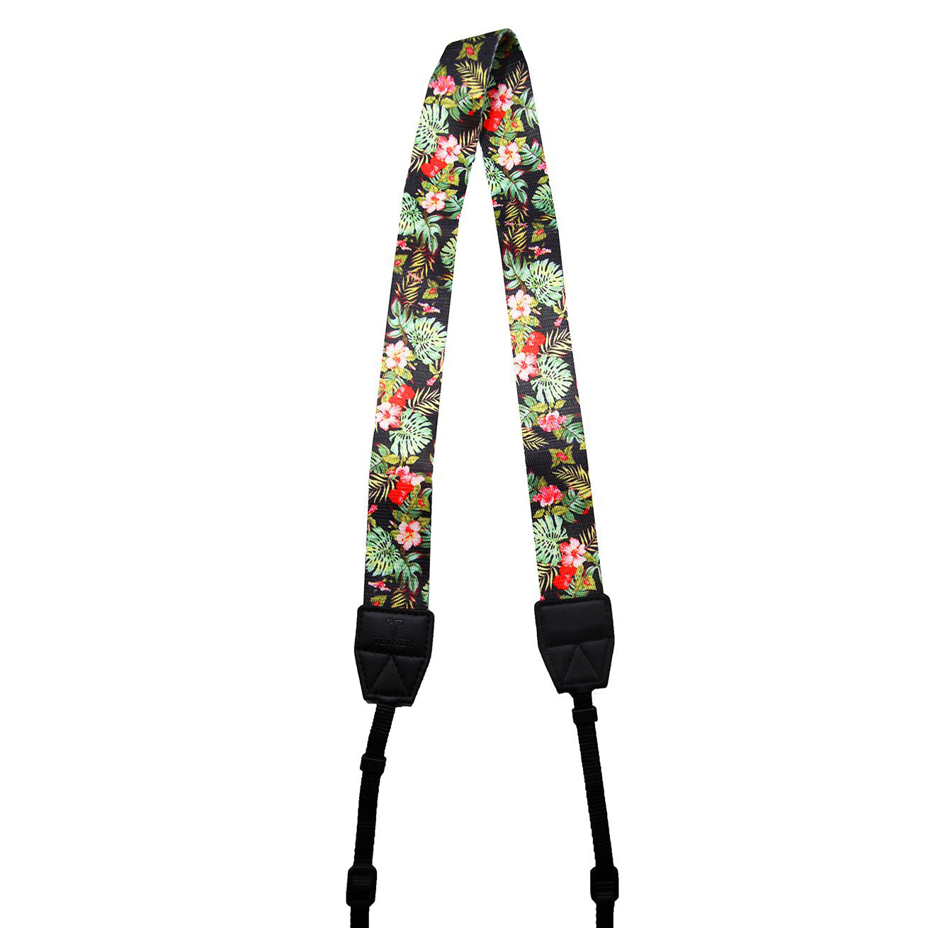 Hawaiian print camera strap, cute camera strap, tether straps, flower hawaiian print camera strap for DSLR SLR camera