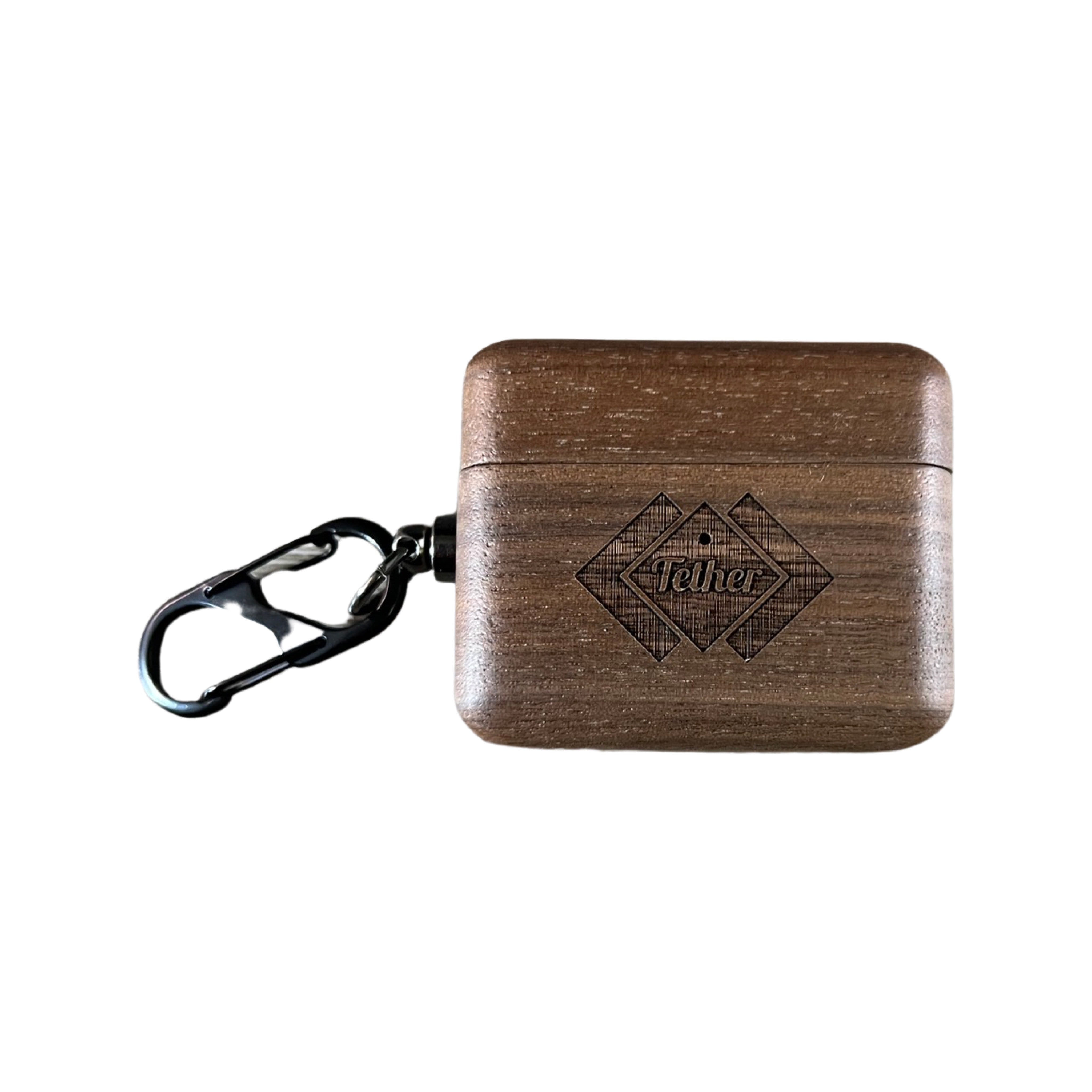 walnut airpod case