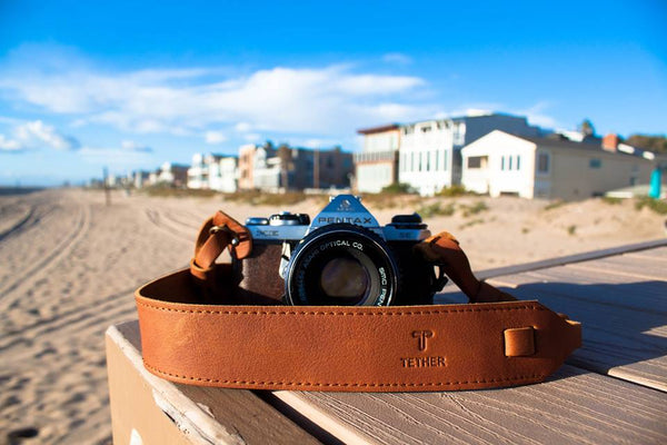 photographer, leather camera strap, design camera strap, film camera
