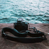 The Overlap Leather Camera Strap - Black
