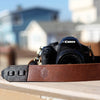 (NEW) Long Crossbody Leather Camera Strap - True Brown