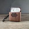 Walnut airpod case open 