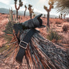The Overlap Leather Camera Strap - Black