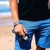 The Checker Wrist Camera Strap