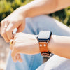 genuine leather Apple Watch band, quality apple watch band, cute apple watch strap, tether straps, tan leather apple watch band, womens apple watch band, mens apple watch band