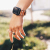 genuine leather Apple Watch band, quality apple watch band, cute apple watch strap, tether straps, tan leather apple watch band, womens apple watch band, mens apple watch band