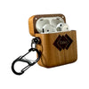 Rose wood airpod case open 
