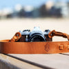 The Classic Leather Camera Strap - Tan