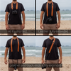 The Overlap Leather Camera Strap - Black
