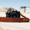 The Classic Leather Camera Strap - True Brown
