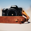The Classic Leather Camera Strap - True Brown