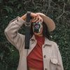 The Overlap Leather Camera Strap - Black
