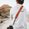 The Overlap Leather Camera Strap - Tan