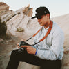 The Overlap Leather Camera Strap - Tan
