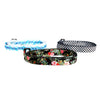 stylish dog collar leash set, checkerboard design dog collar, checker black and white dog collar and leash, tether straps, dog collar and leash, unique dog collar and leash, tether straps